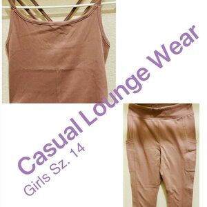 NWOT Girls Art Class Brand Tank & Jogger Set & 2 Pairs of Leggings